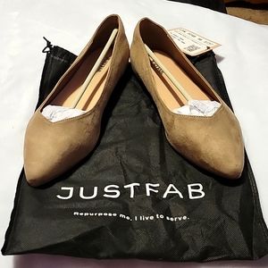 JustFab Amanda Pointed Toe Flats sz 9.5